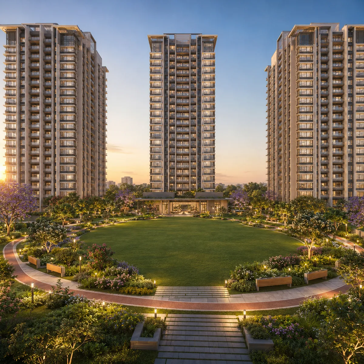 DivyaSree Yelahanka central green and sports render in Yelahanka, North Bengaluru