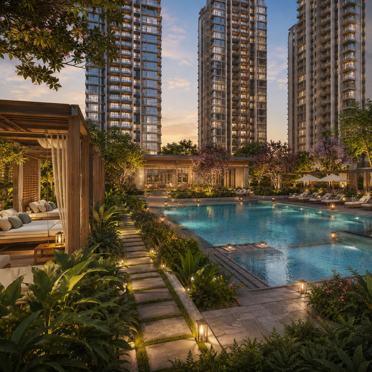 DivyaSree Yelahanka pool retreat render in Yelahanka, North Bengaluru