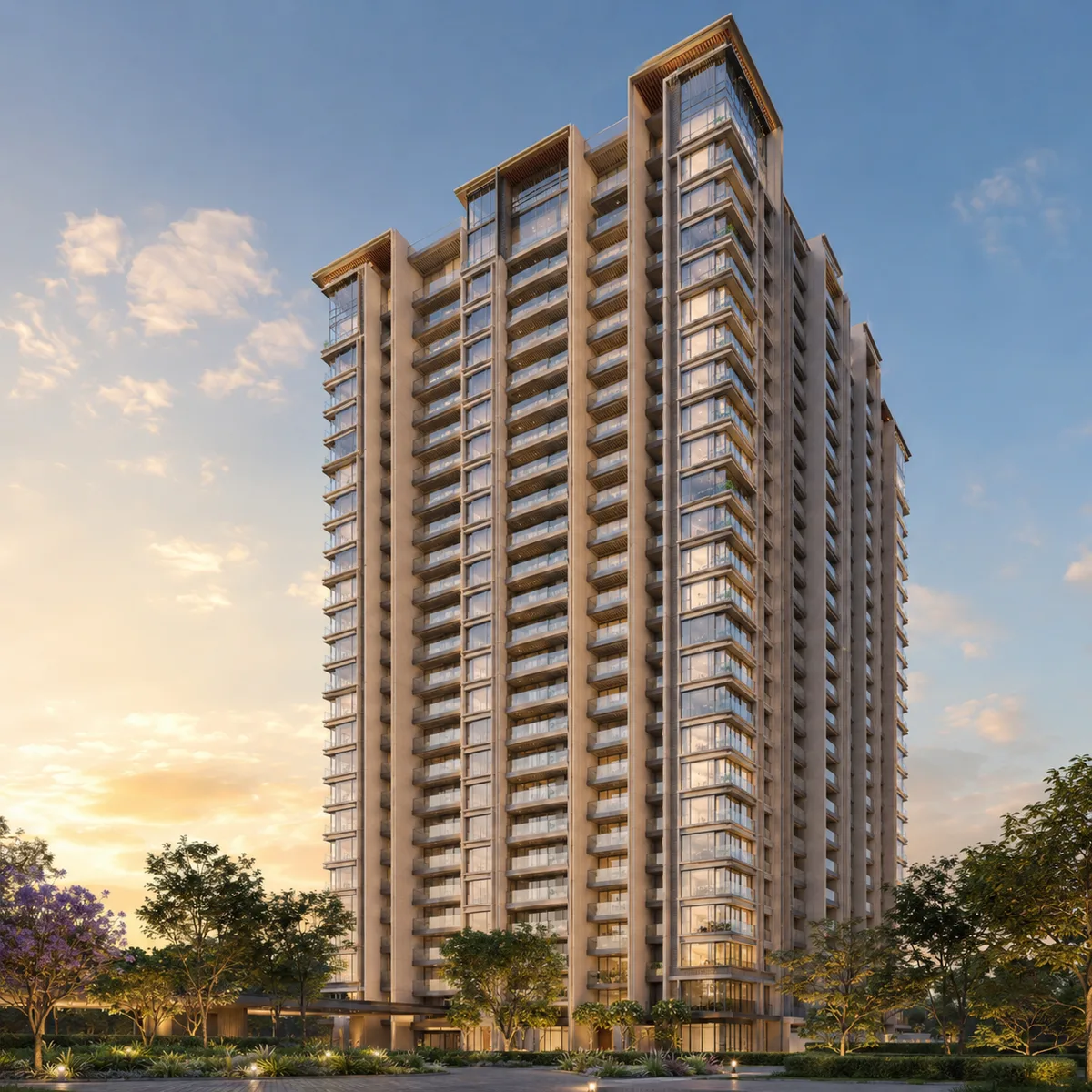Exterior facade view of DivyaSree Yelahanka in Yelahanka, North Bengaluru